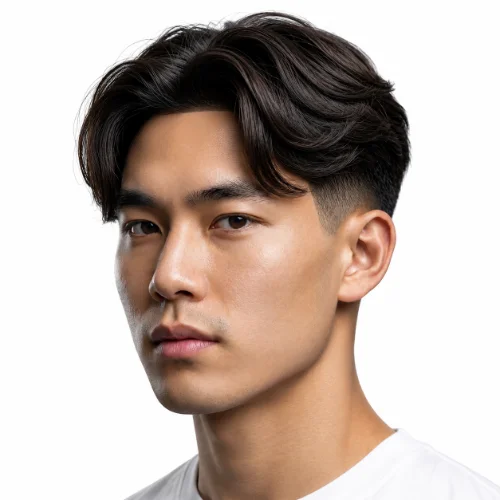 Low Taper Fade French Crop with Line Up featuring a sharp line up, textured crop, and precise low taper fade for a clean, defined haircut.