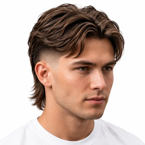 Low Taper Fade French Crop with Skin Fade Finish featuring a textured crop with a low taper that blends into a skin fade for a crisp, clean finish.