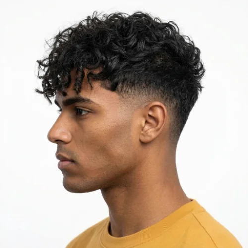 Modern low taper skin fade haircut for men