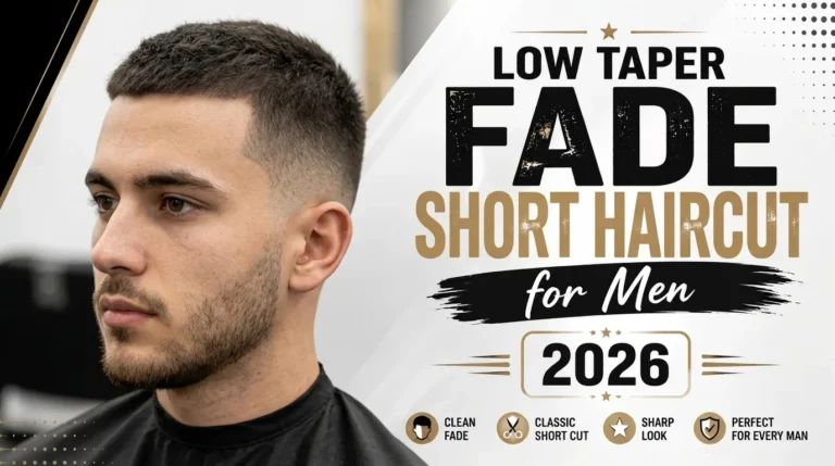 Low taper fade short haircuts for men
